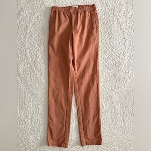 Pact Organic Cotton Woven Twill Canvas Roll Up Pant Men's Medium Clay Pink